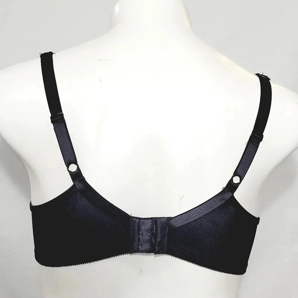 38B Playtex Secrets 4913 Breathably Cool UW Bra Black NWT - Picture 3 of 5
